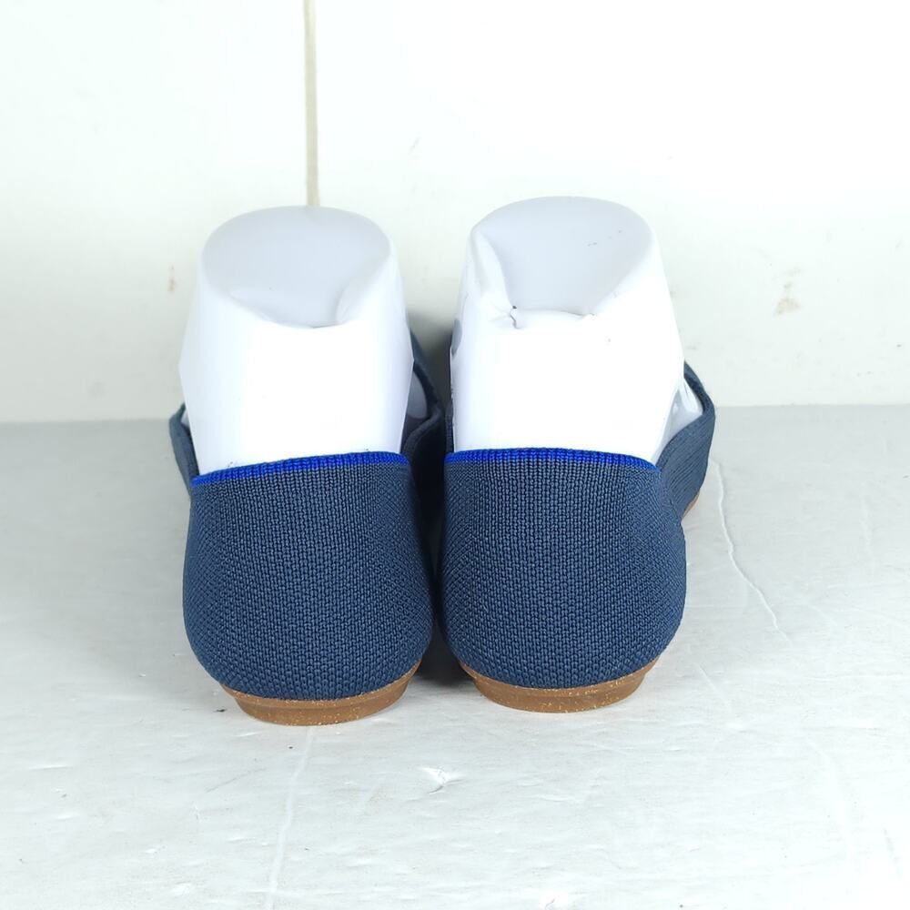 Rothy's Women's The Flat Round Toe US6 Navy Blue Textile Slip On Ballet Flats - Picture 12 of 16